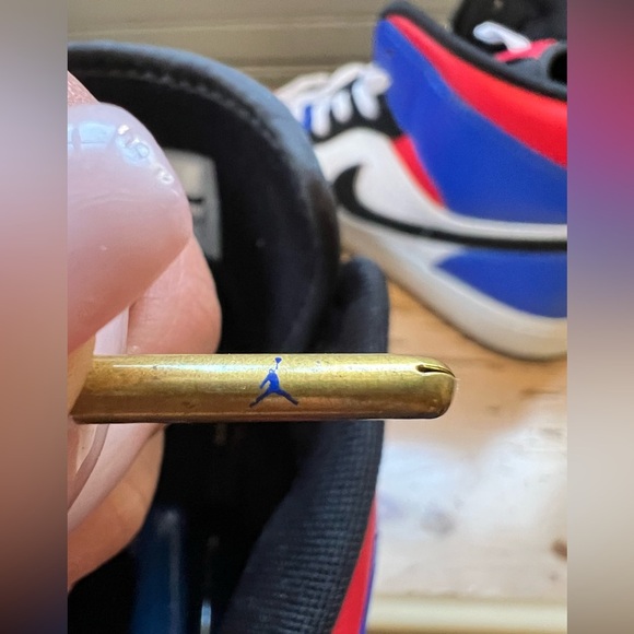 Nike Air Jordan 1 Mid Top 3 Bred/Royal/Chicago Retro Black Red Blue White Men 12 - Picture 9 of 10